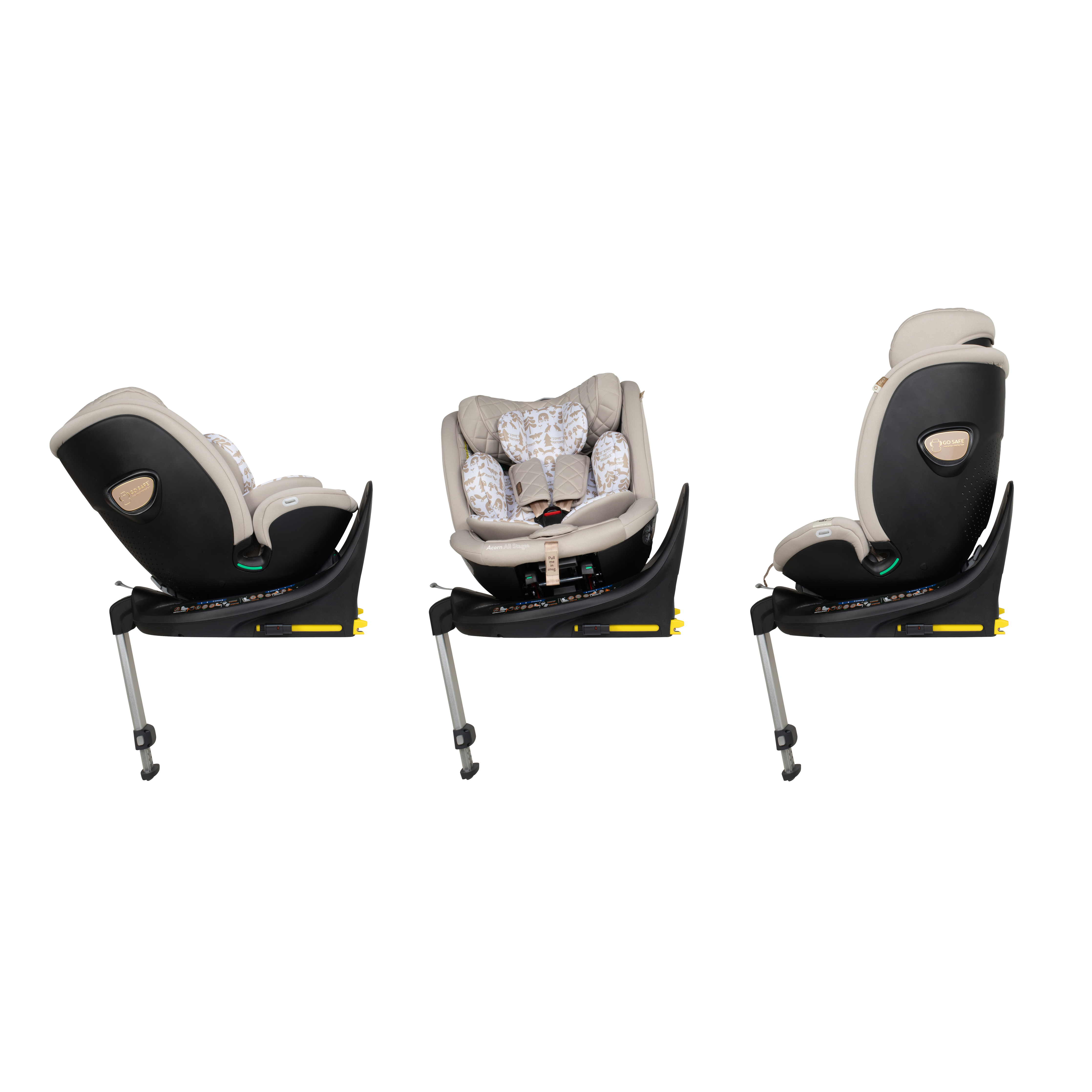 Wow 3 Pack Familiar Multi Etapa Reclinable y 2 Bases - Whisper