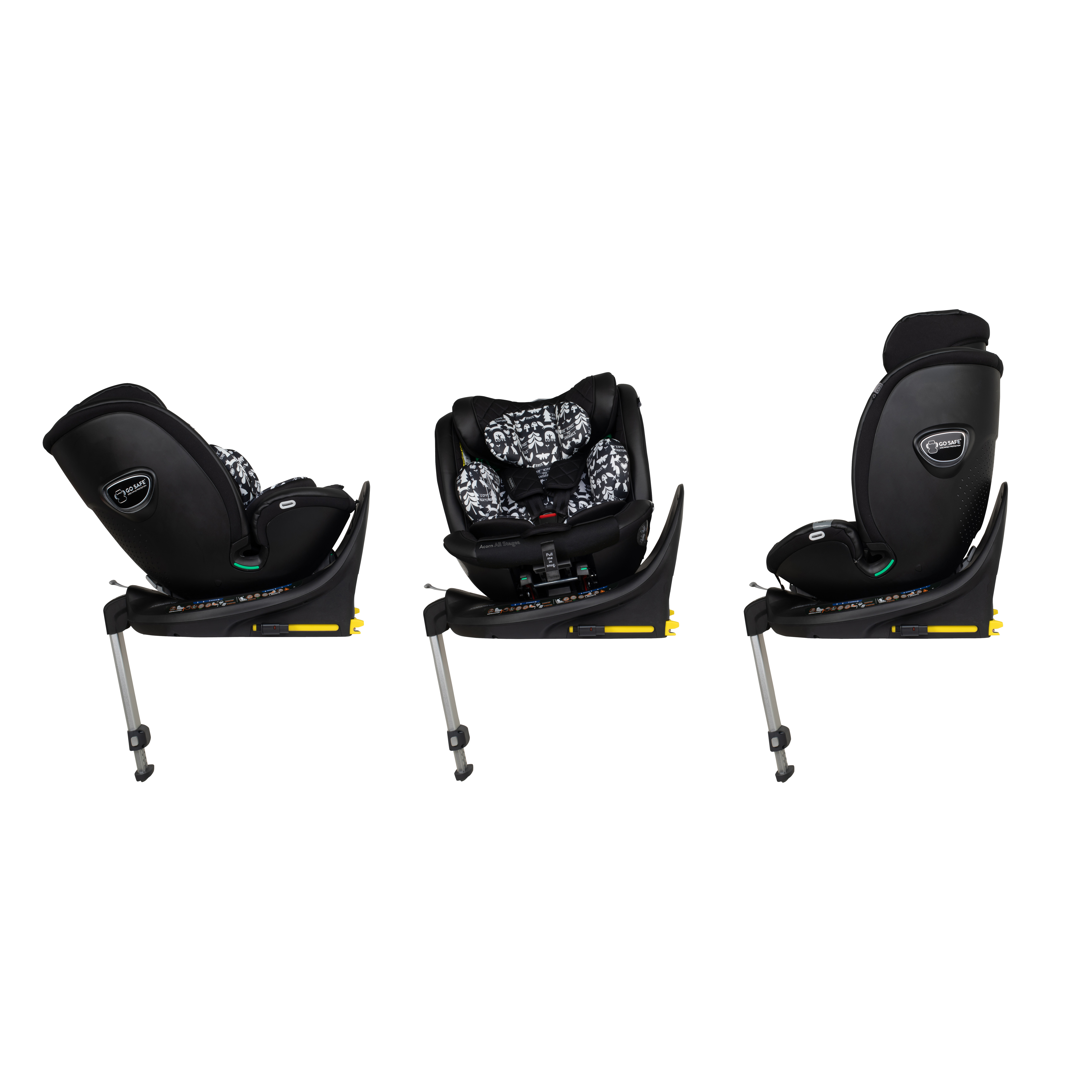Wow 3 Pack Familiar Multi Etapa Reclinable y 2 Bases - Silhouette