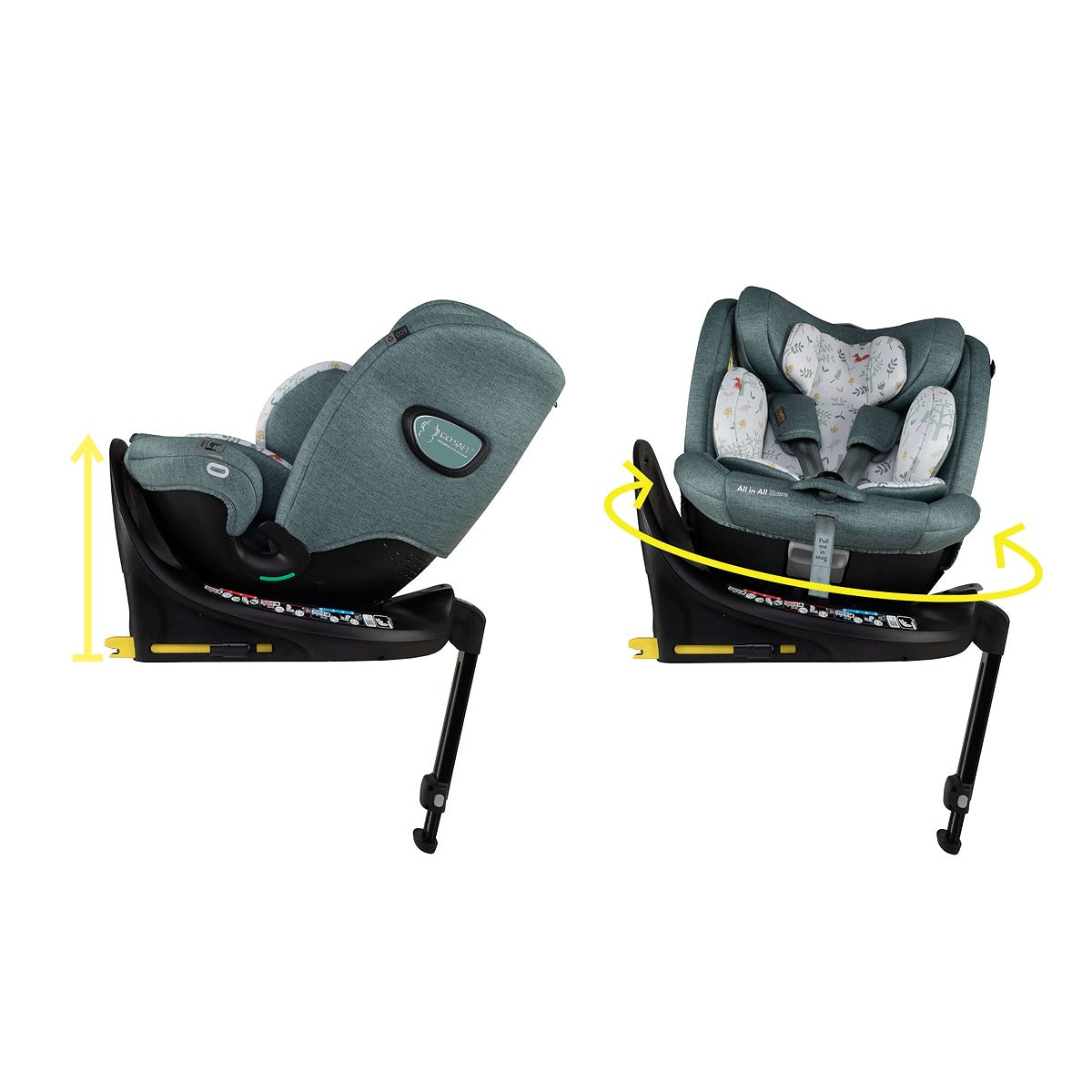 Silla de coche All in All Extra i-Size 360 - Meadow
