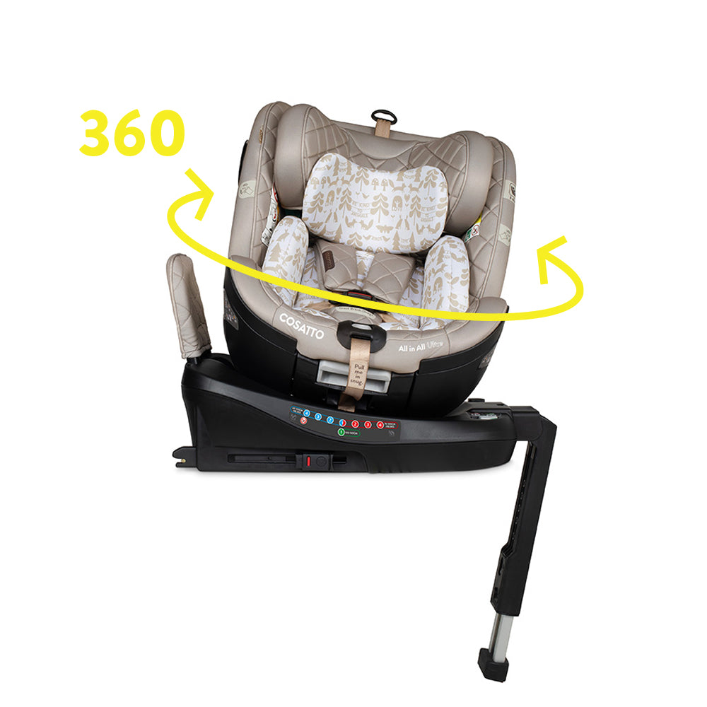 Silla de coche All in All Ultra 360 Rotate i-Size - Whisper