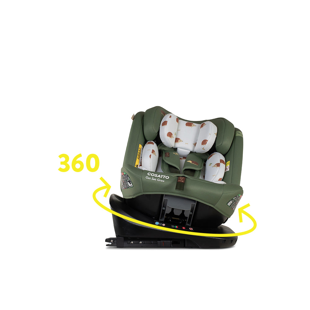 Silla de coche Get Set Grow i-Size 360 - Hoglet
