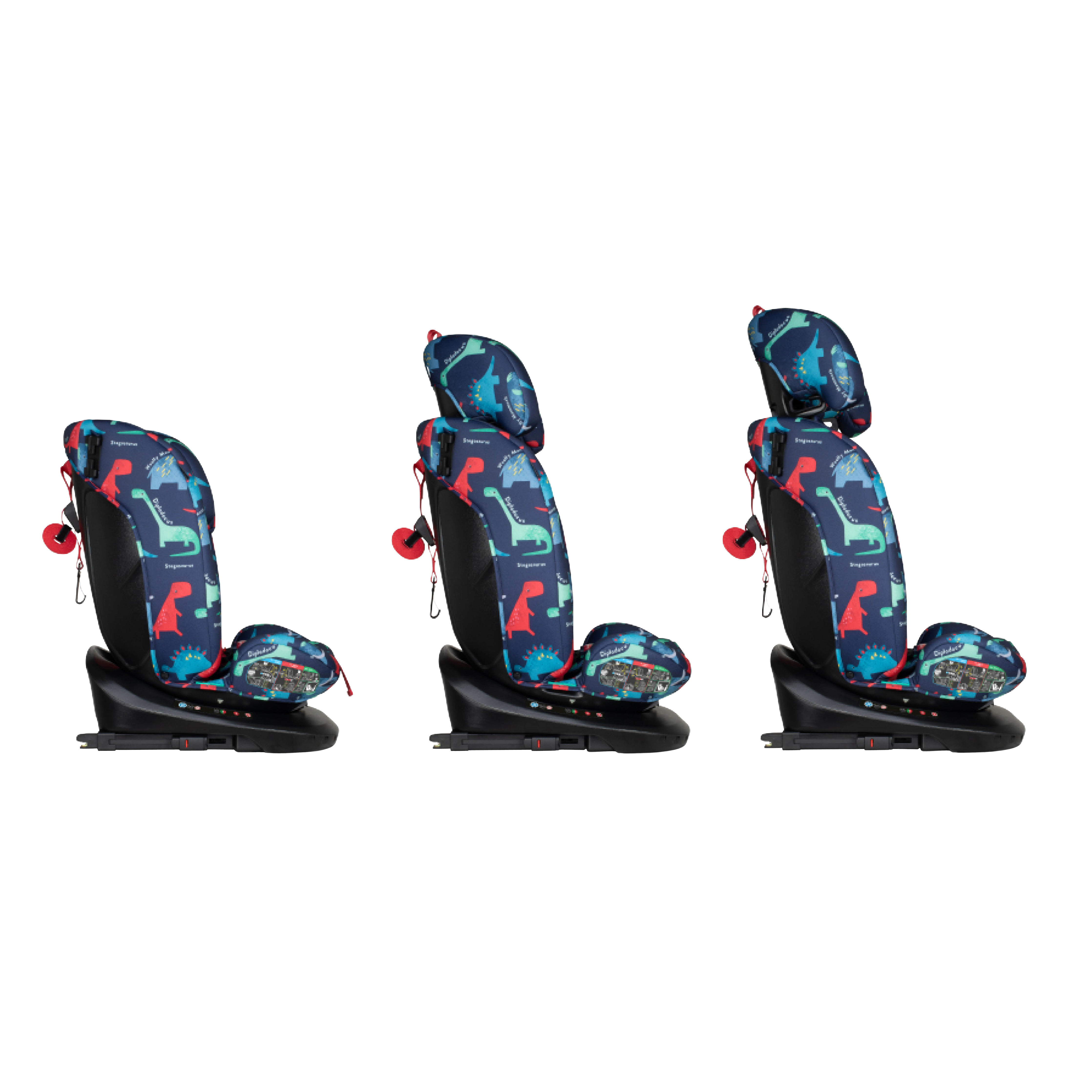 Silla de coche Get Set Grow i-Size 360 - D is for Dino