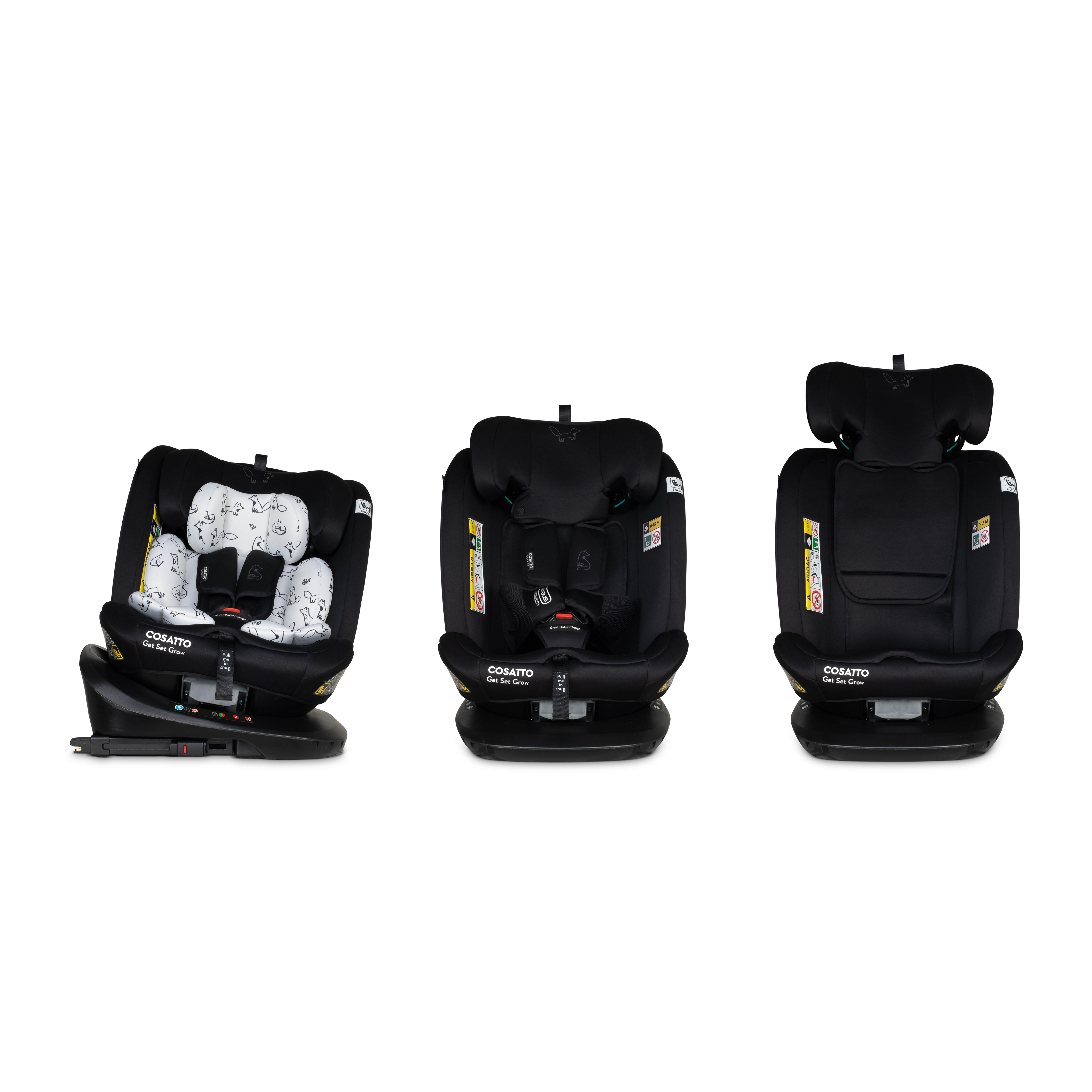 Silla de coche Get Set Grow i-Size 360 - Foxed