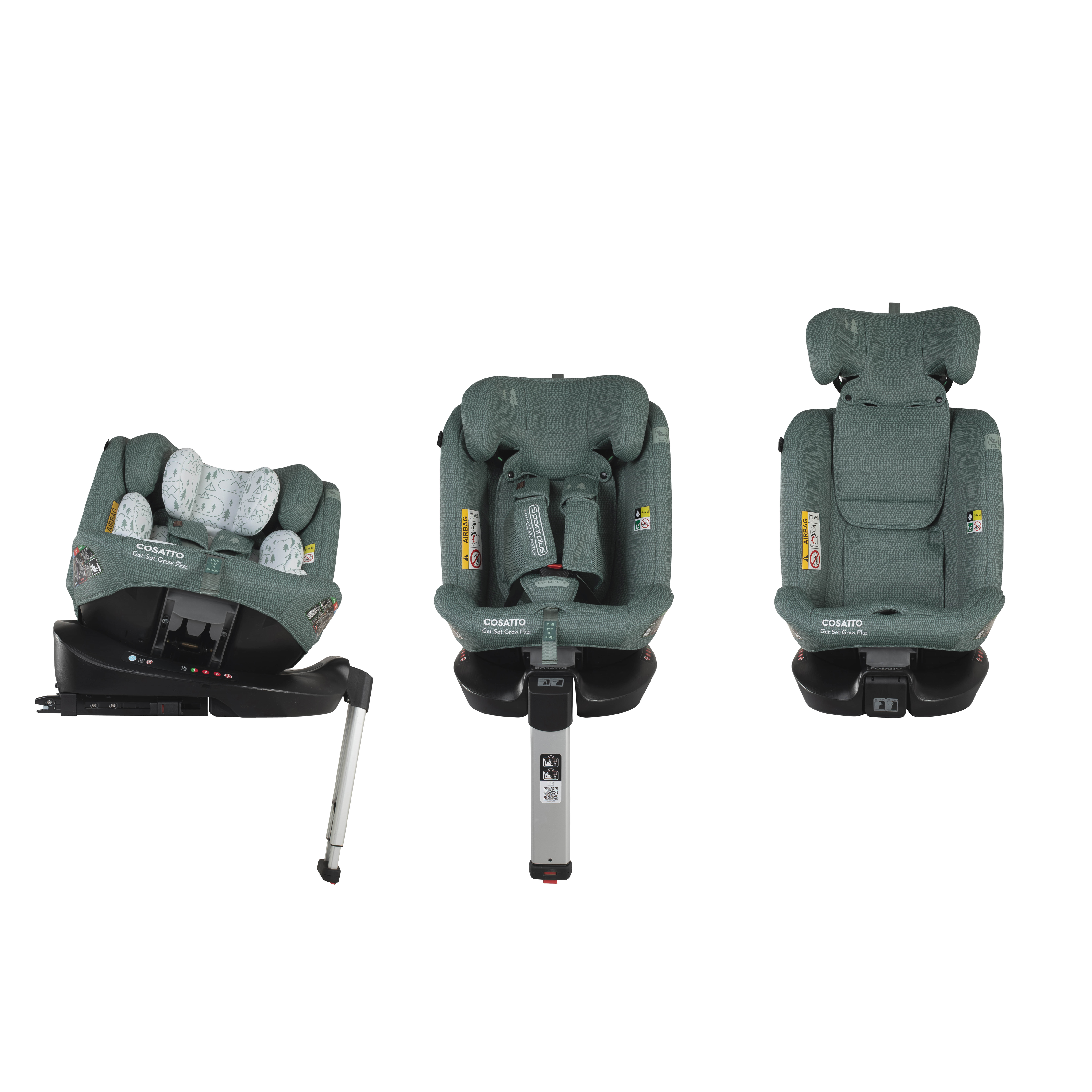 Silla de coche Get Set Grow Plus i-Size 360 - Tiny Treetops