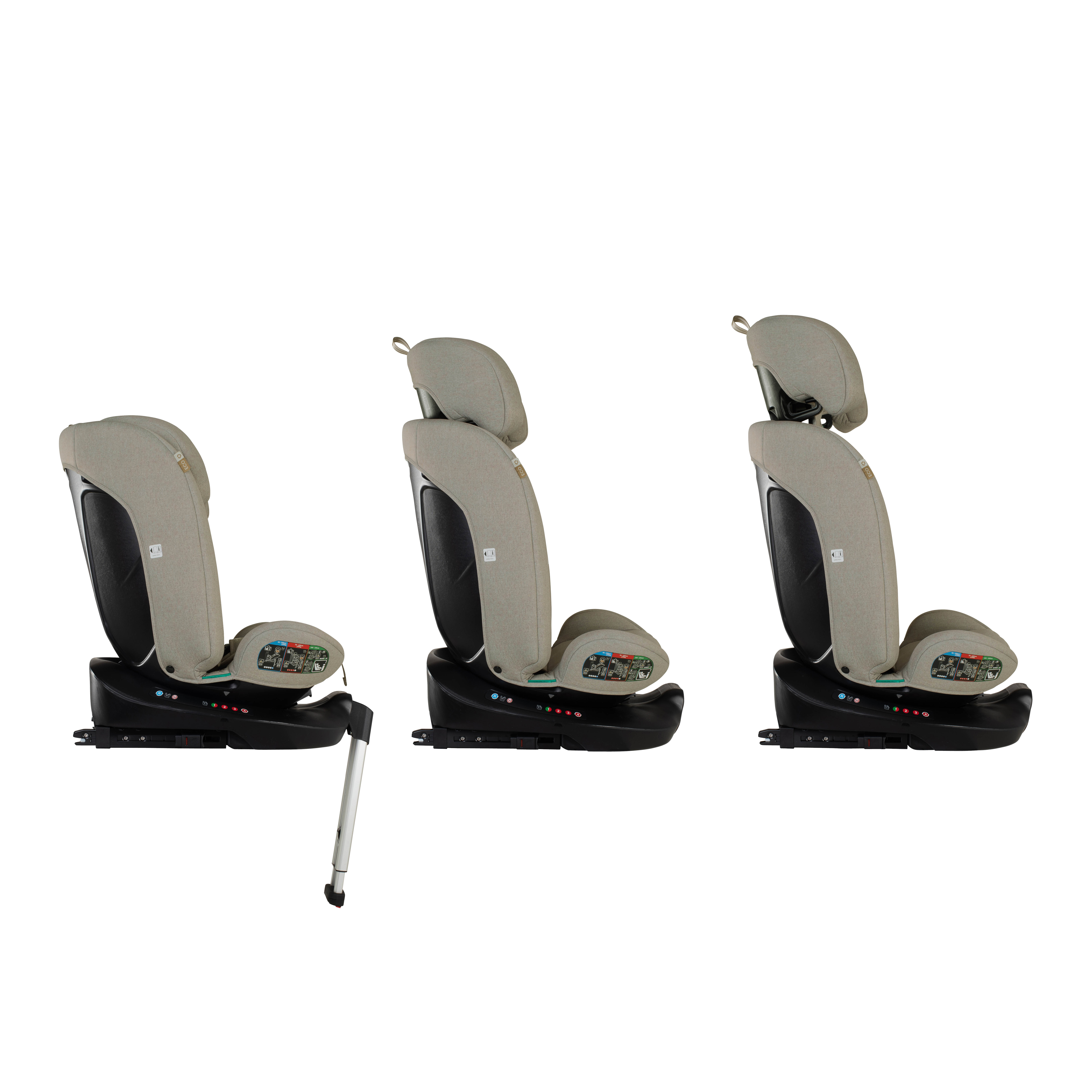 Silla de coche Get Set Grow Plus i-Size 360 - Hushmouse