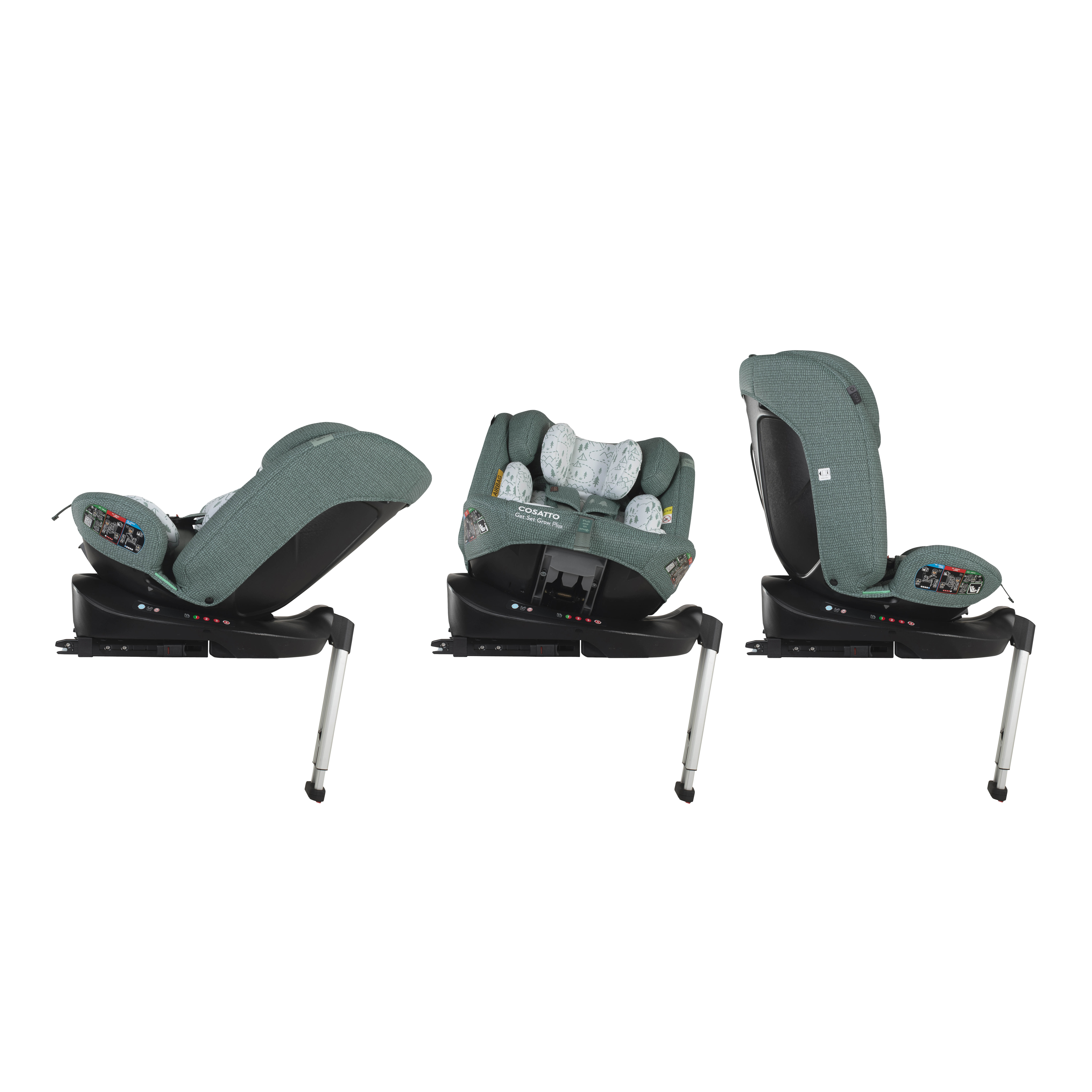 Silla de coche Get Set Grow Plus i-Size 360 - Tiny Treetops