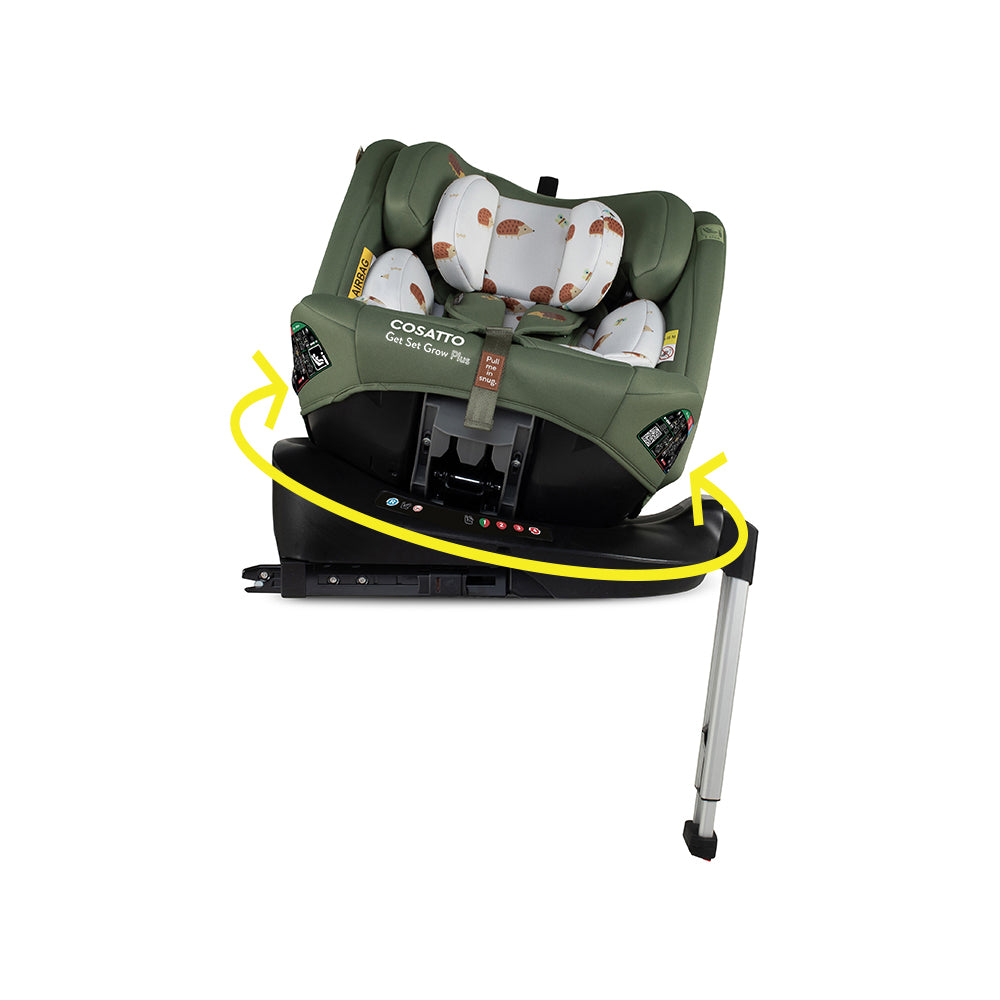 Silla de coche Get Set Grow Plus i-Size 360 - Hoglet