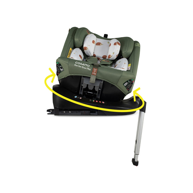 Silla de coche Get Set Grow Plus i-Size 360 - Hoglet