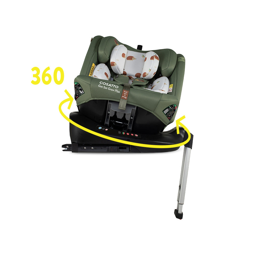 Silla de coche Get Set Grow Plus i-Size 360 - Hoglet