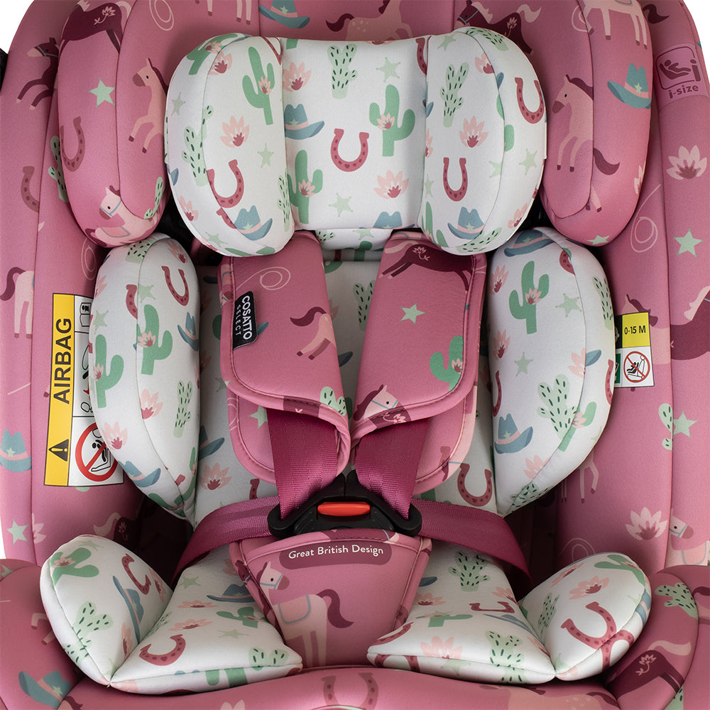 Silla de coche Get Set Grow Plus i-Size 360 - Pony Party