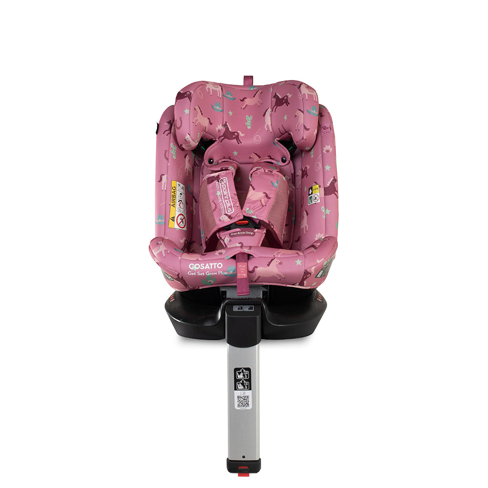 Silla de coche Get Set Grow Plus i-Size 360 - Pony Party