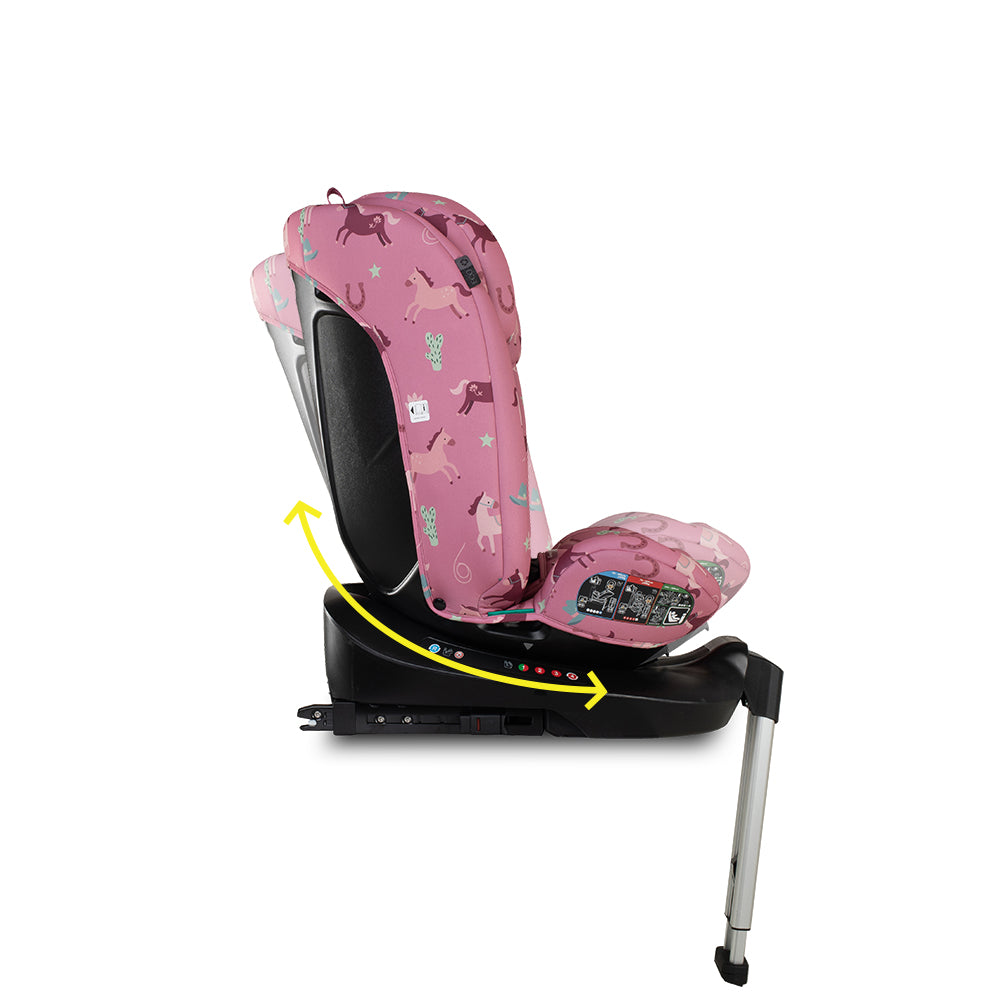 Silla de coche Get Set Grow Plus i-Size 360 - Pony Party