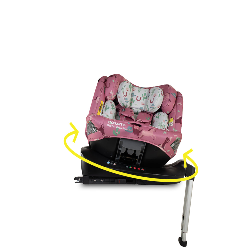 Silla de coche Get Set Grow Plus i-Size 360 - Pony Party