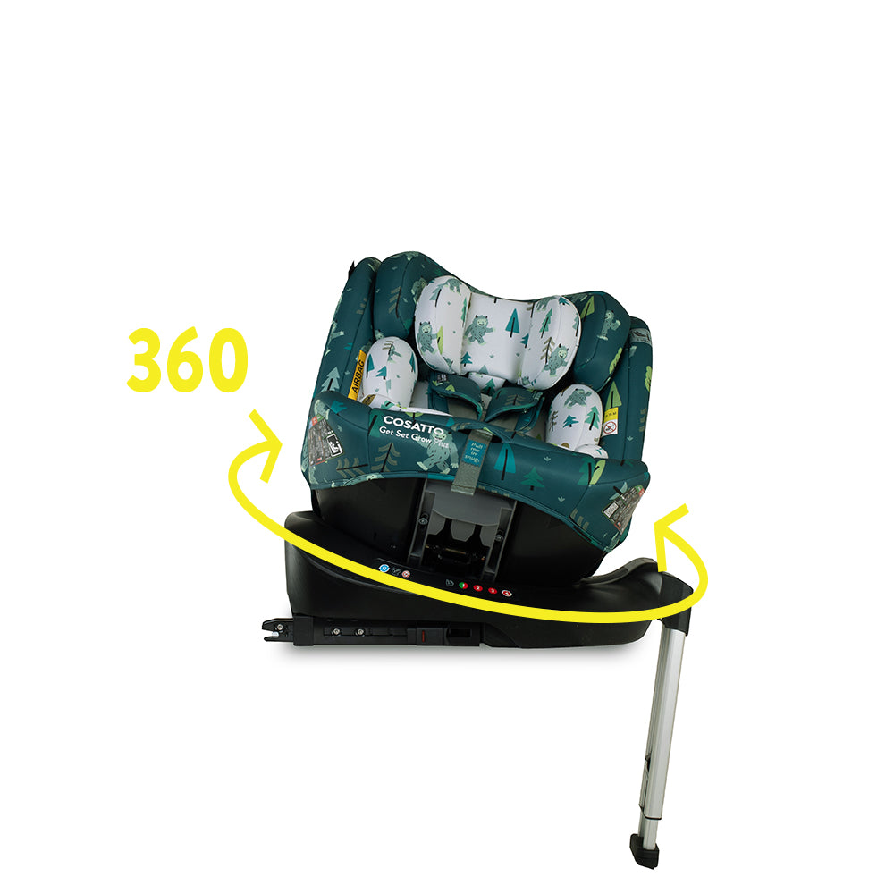 Silla de coche Get Set Grow Plus i-Size 360 - Yoohoo Yeti