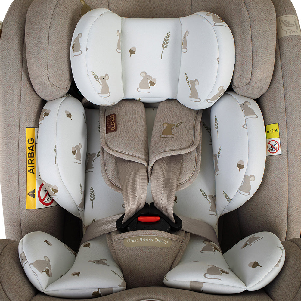 Silla de coche Get Set Grow Plus i-Size 360 - Hushmouse