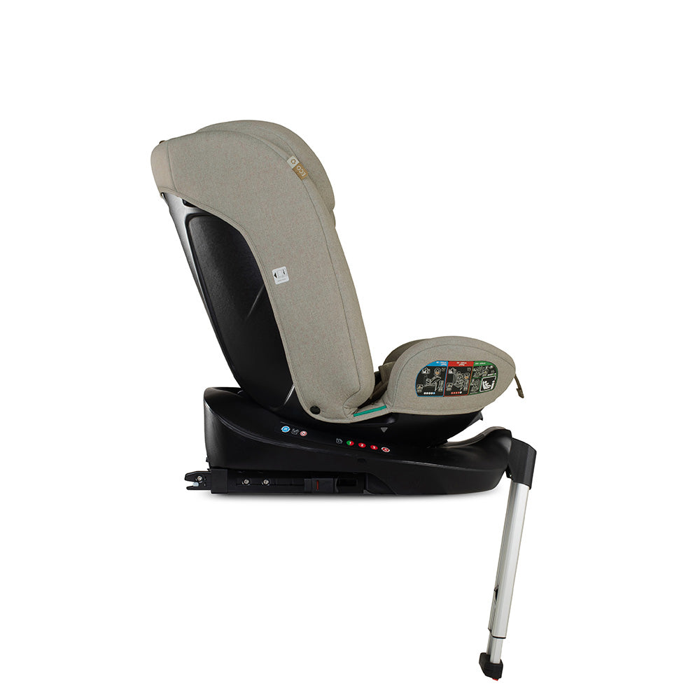 Silla de coche Get Set Grow Plus i-Size 360 - Hushmouse
