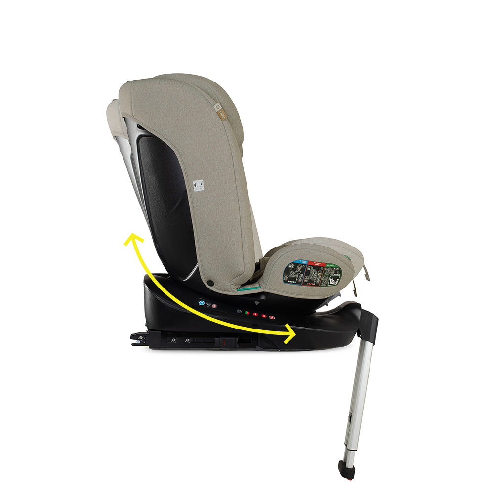 Silla de coche Get Set Grow Plus i-Size 360 - Hushmouse