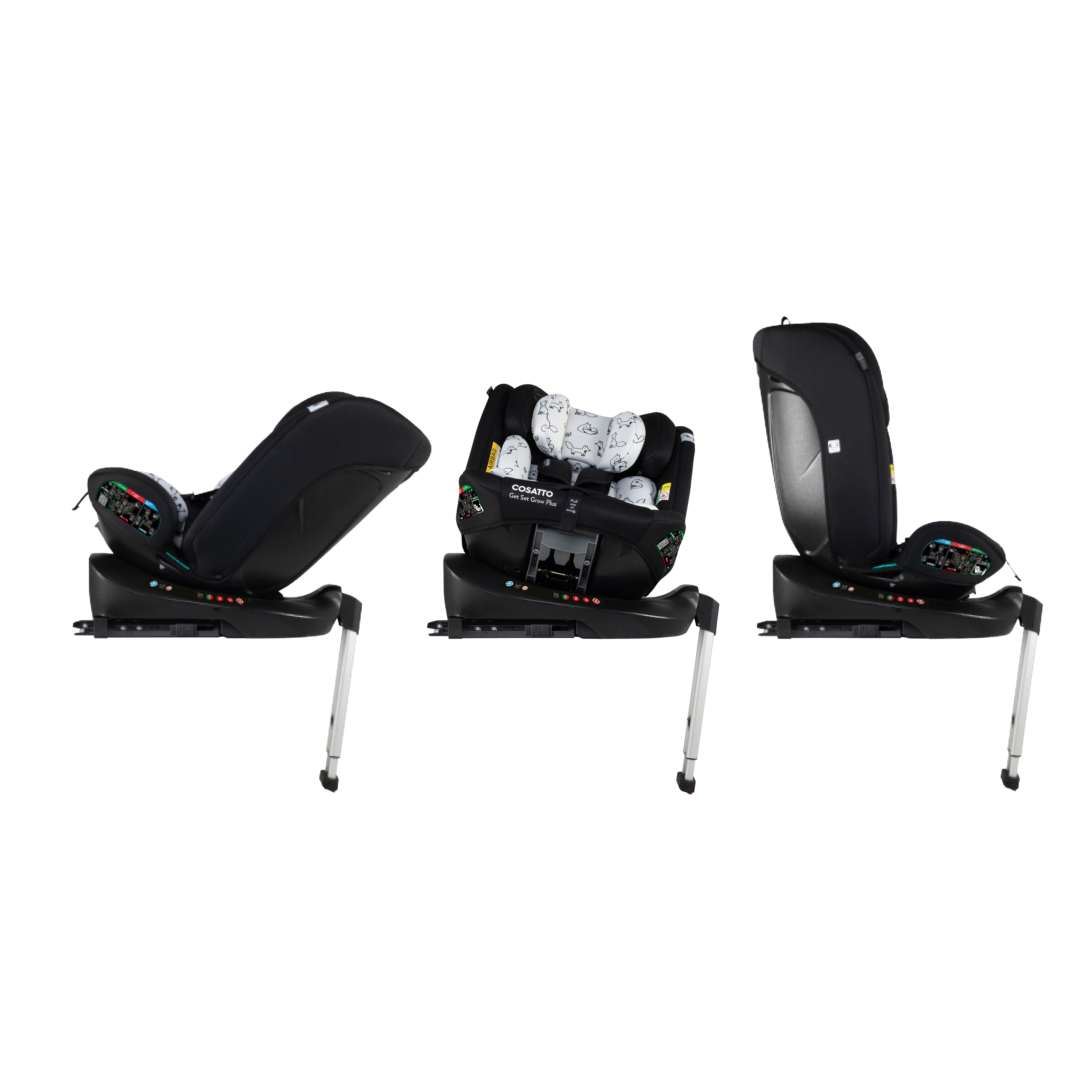 Silla de coche Get Set Grow Plus i-Size 360 - Foxed