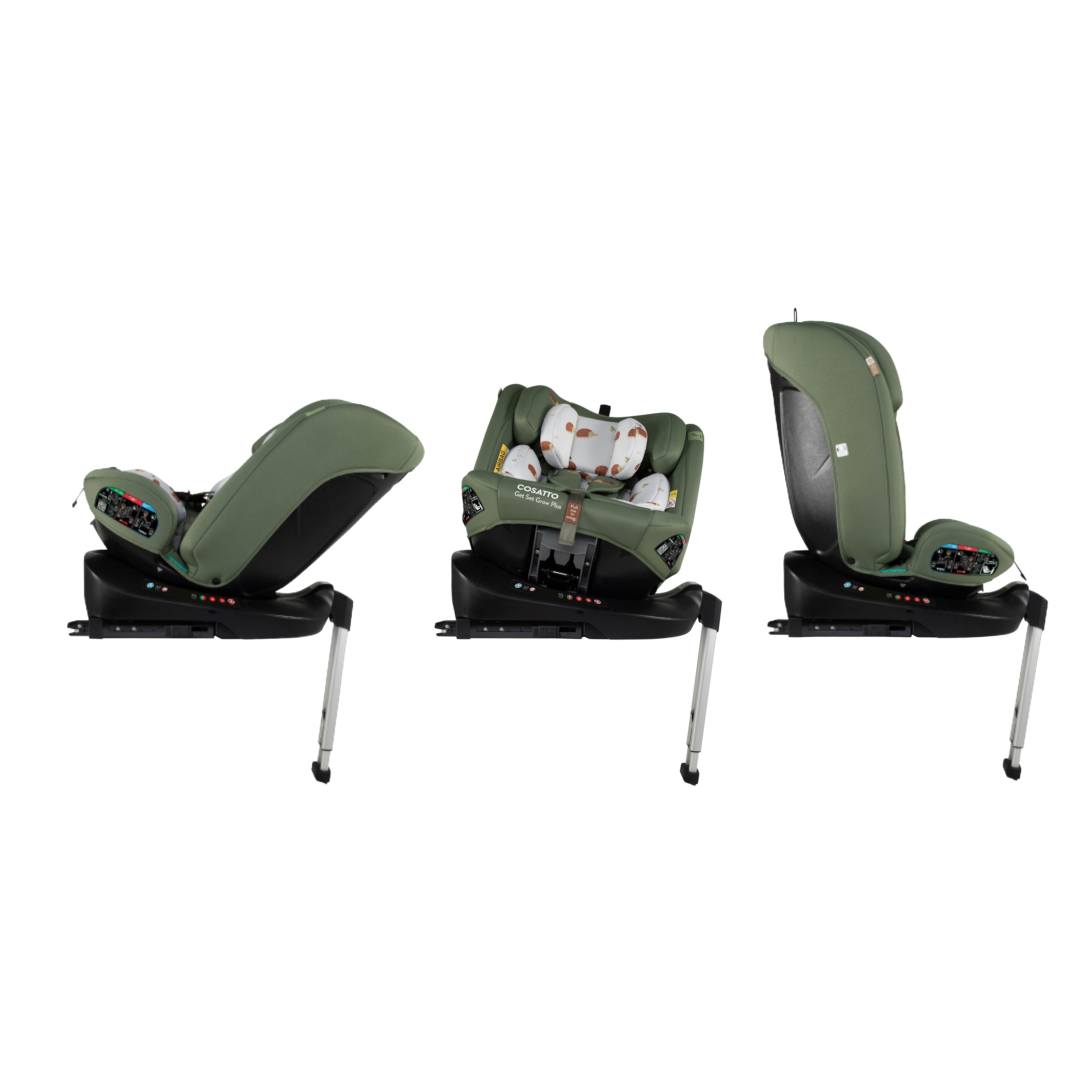 Silla de coche Get Set Grow Plus i-Size 360 - Hoglet