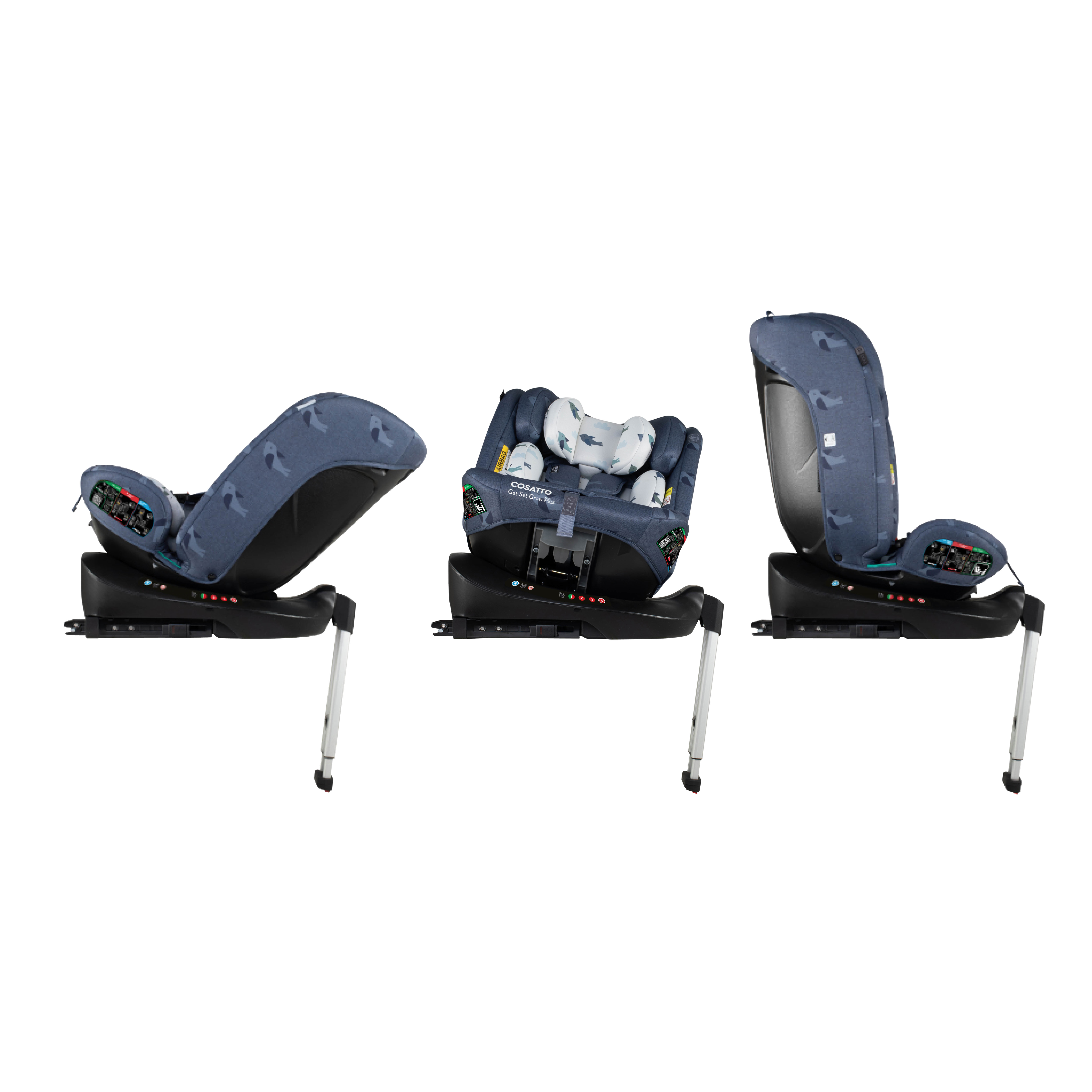 Silla de coche Get Set Grow Plus i-Size 360 - Skylark