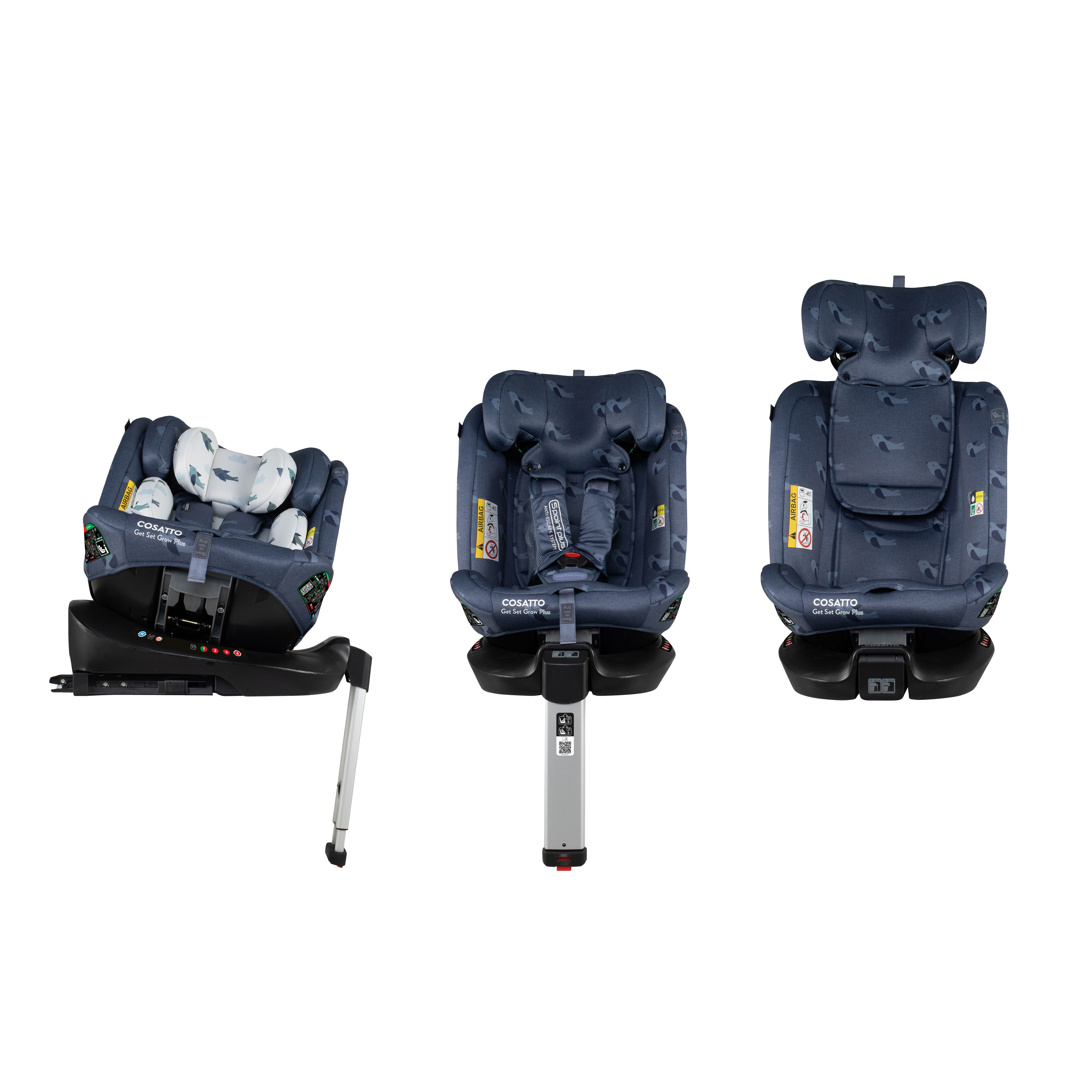 Silla de coche Get Set Grow Plus i-Size 360 - Skylark