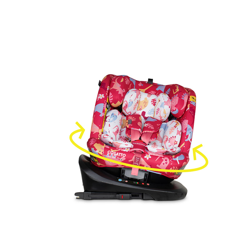 Get Set Gro i-Size 360 Silla de coche - Dino Delite