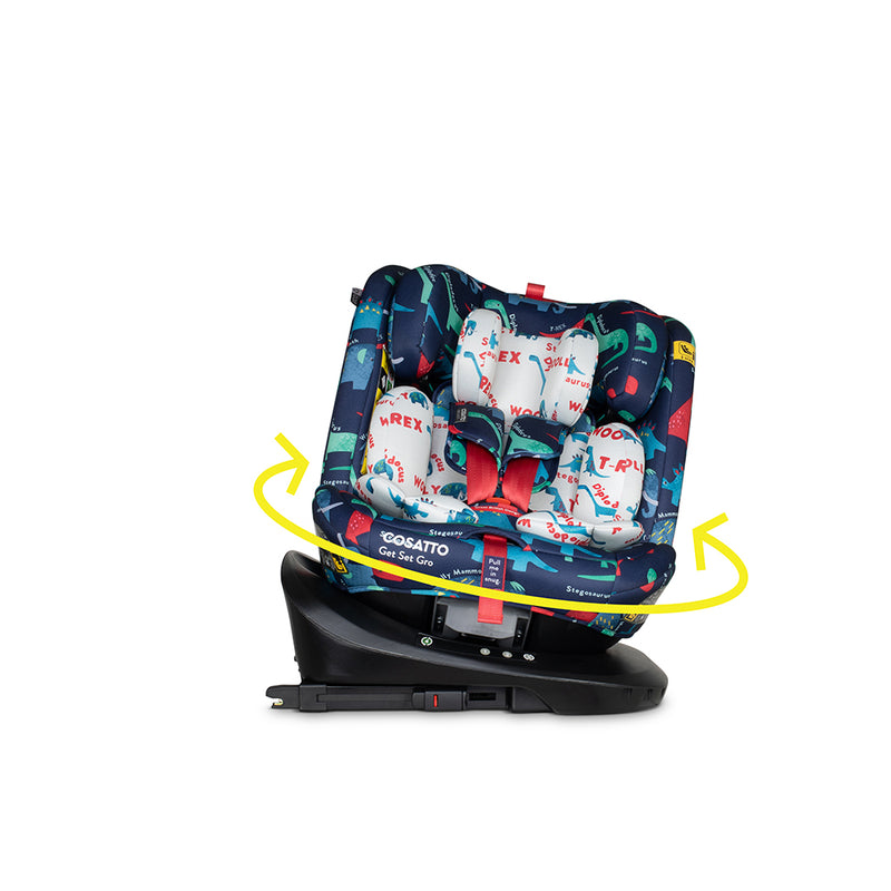 Get Set Gro i-Size 360 Silla de coche - D is for Dino