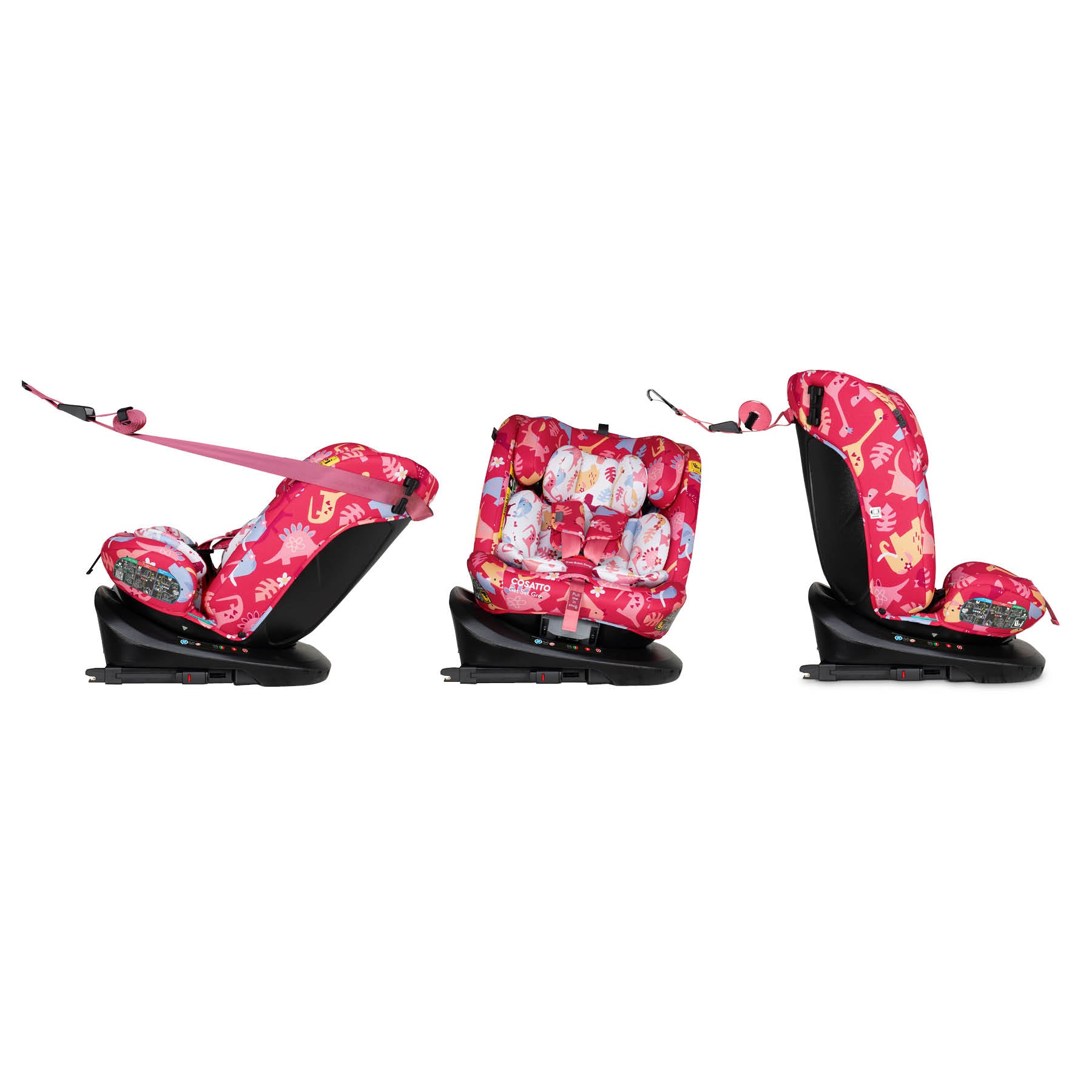 Get Set Gro i-Size 360 Silla de coche - Dino Delite