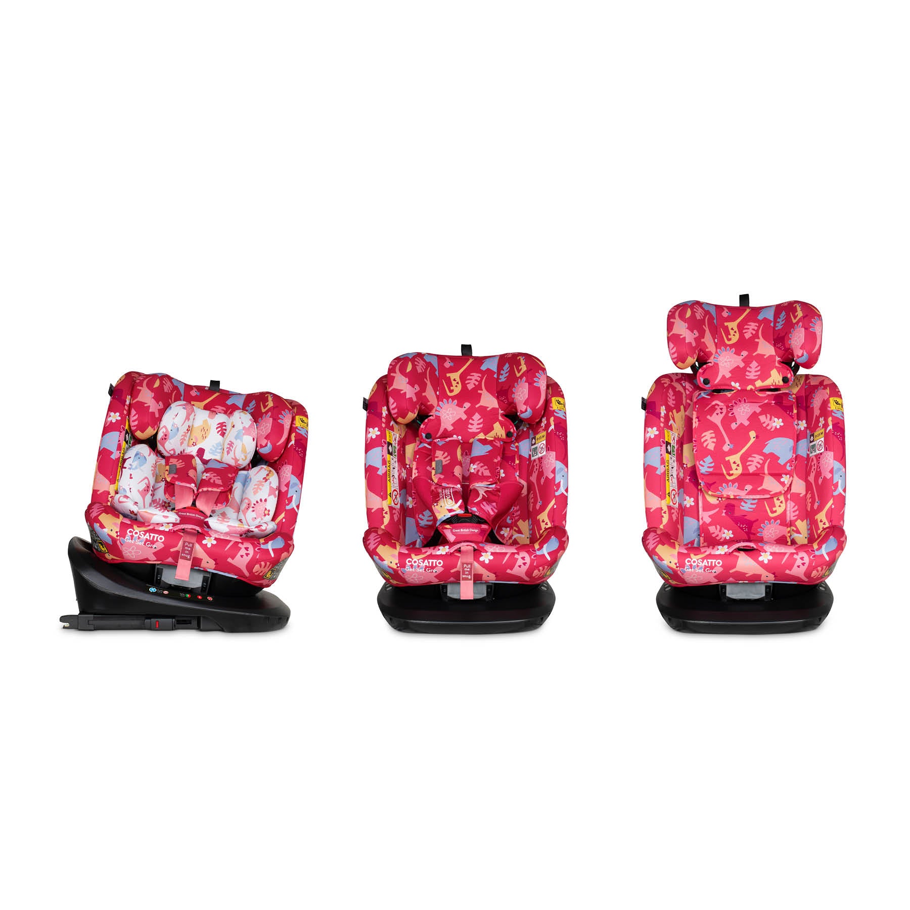 Get Set Gro i-Size 360 Silla de coche - Dino Delite