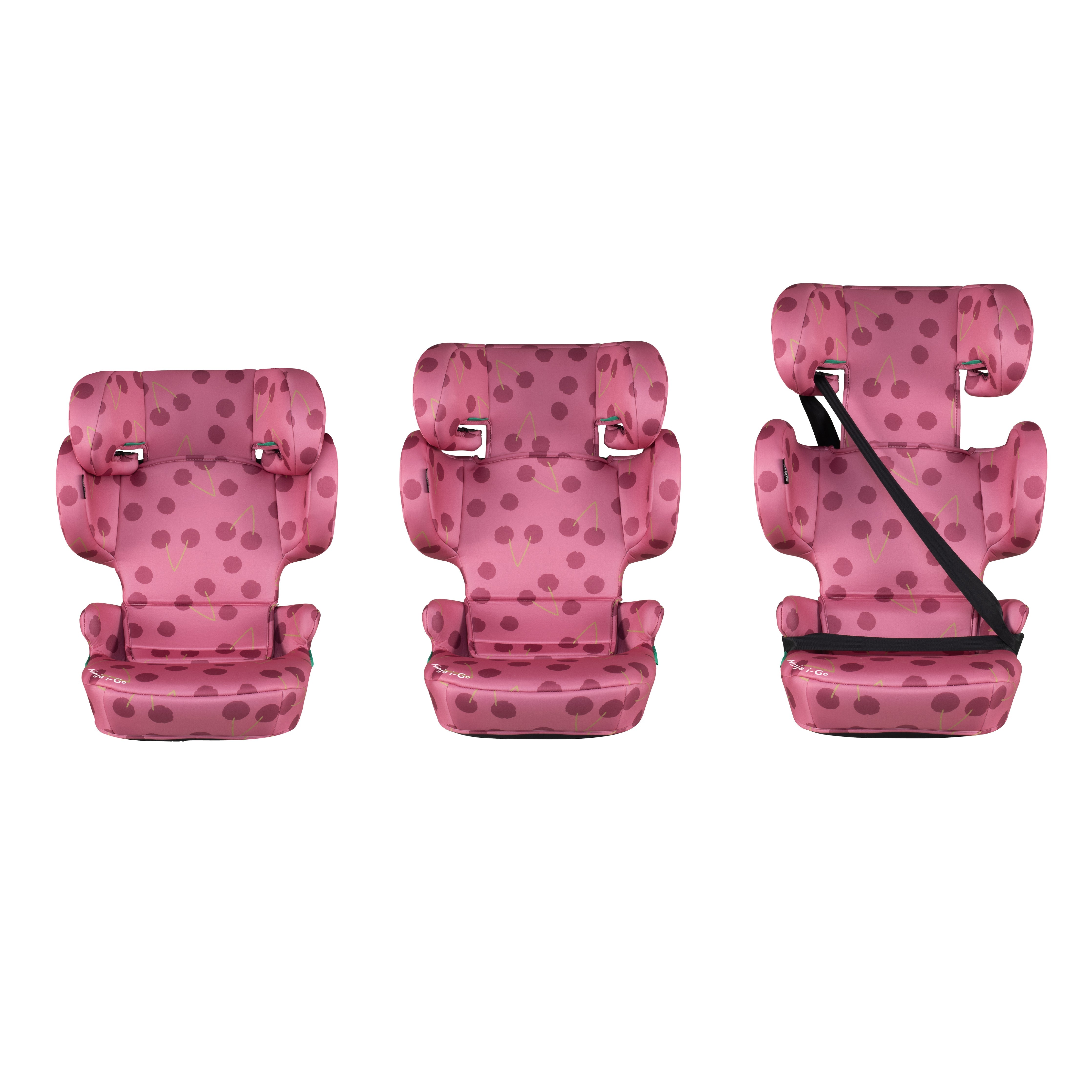 Silla de coche de viaje Ninja i-Go R129 - Cherry Pie