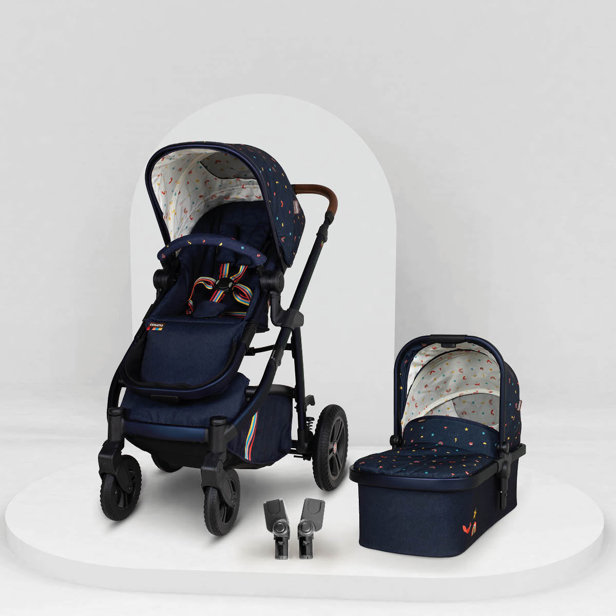 Pack Wow 3 con Carrito y Silla de Paseo - Doodle Days