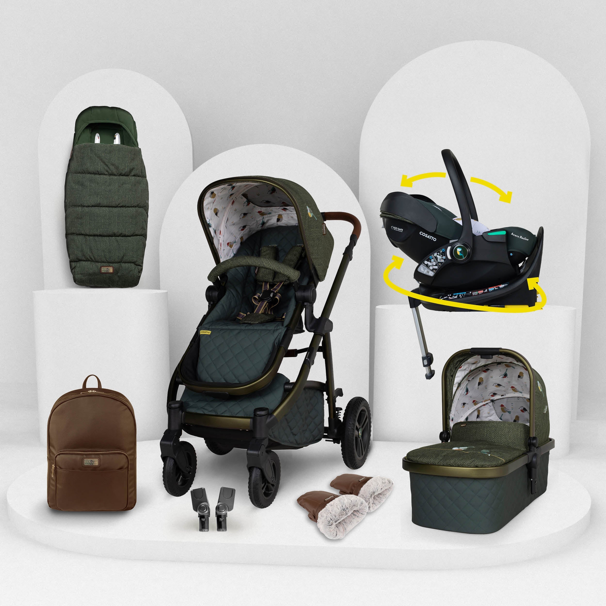 Pack Wow 3 Giratorio y Reclinable - Bureau