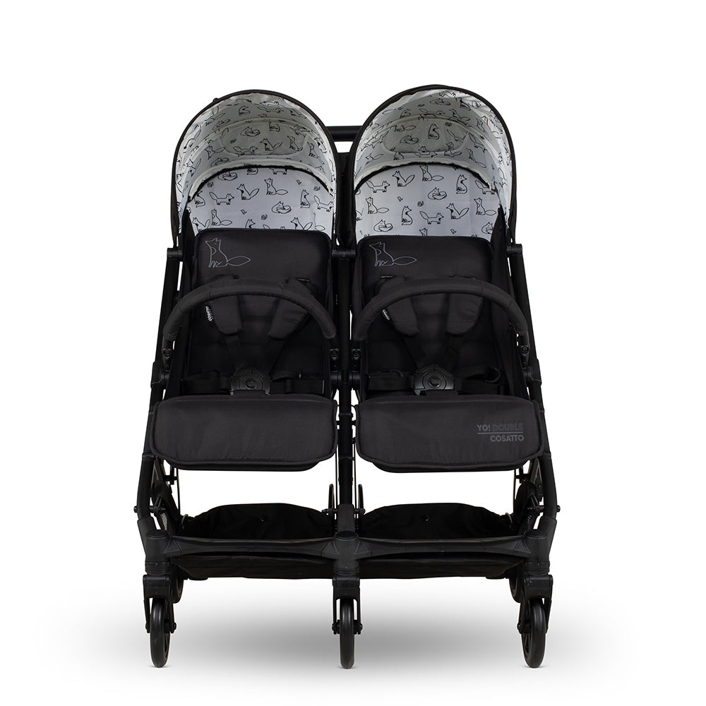 Yo! Double Silla de paseo doble - Foxed