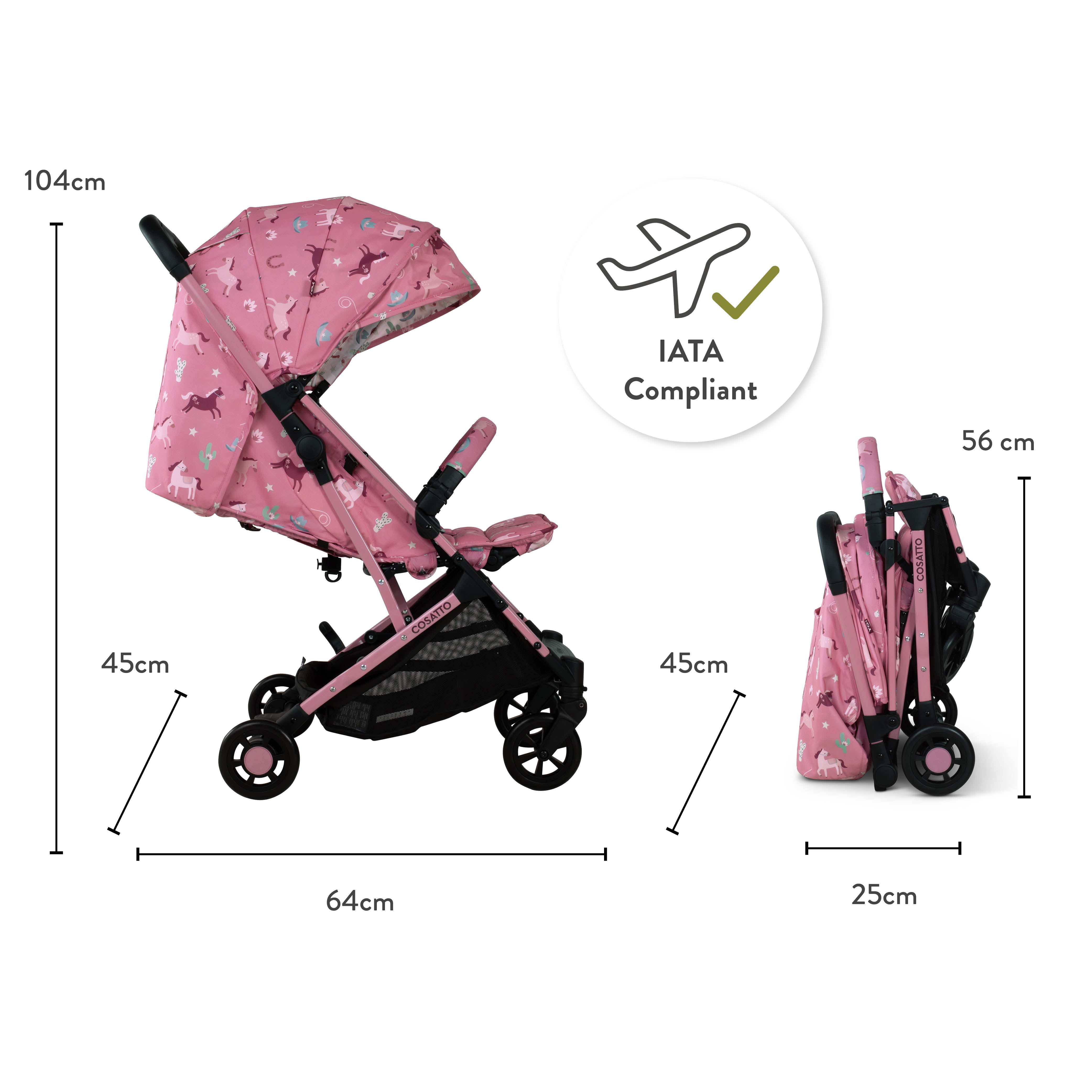Silla de paseo Yo! - Pony Party
