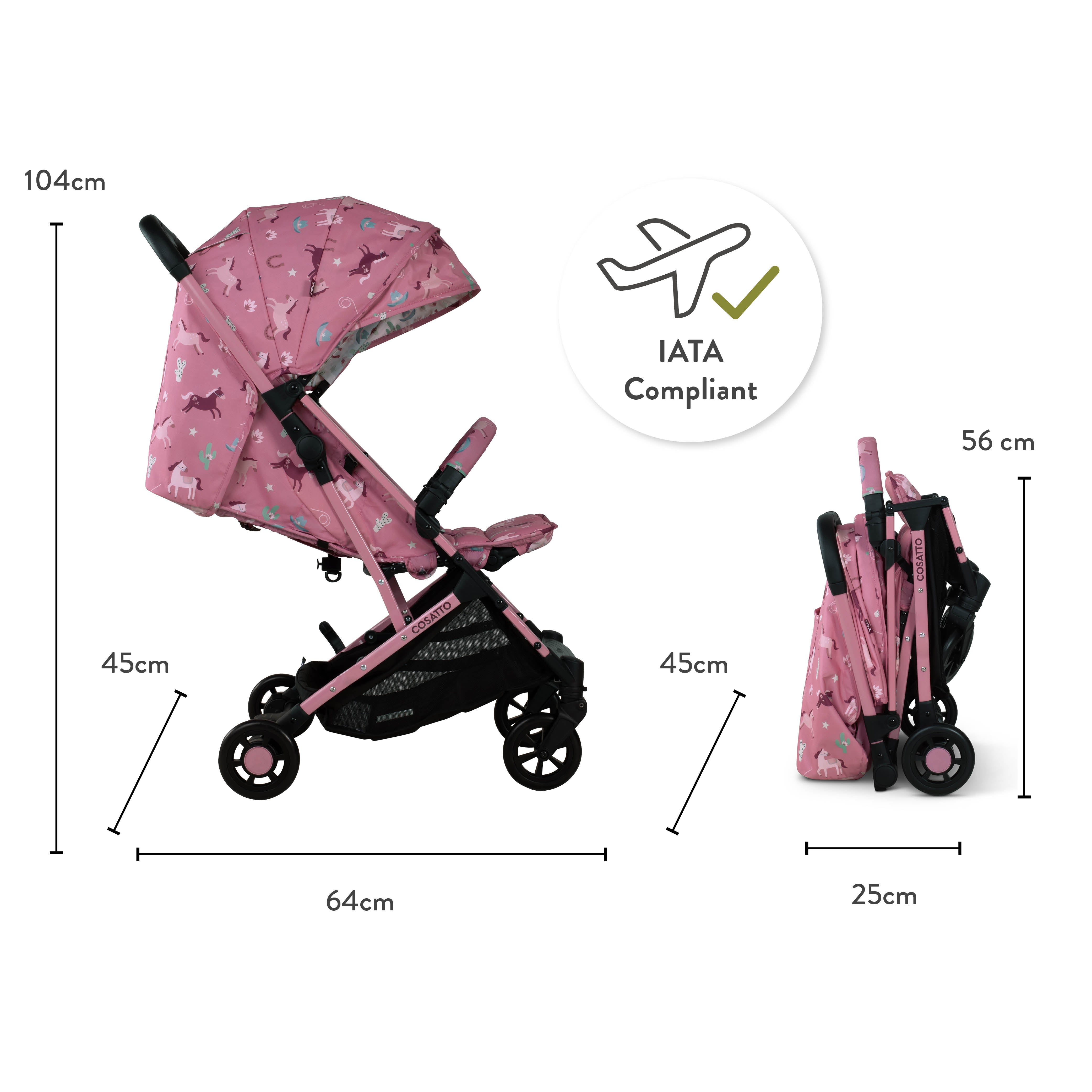 Silla de paseo Yo! - Pony Party