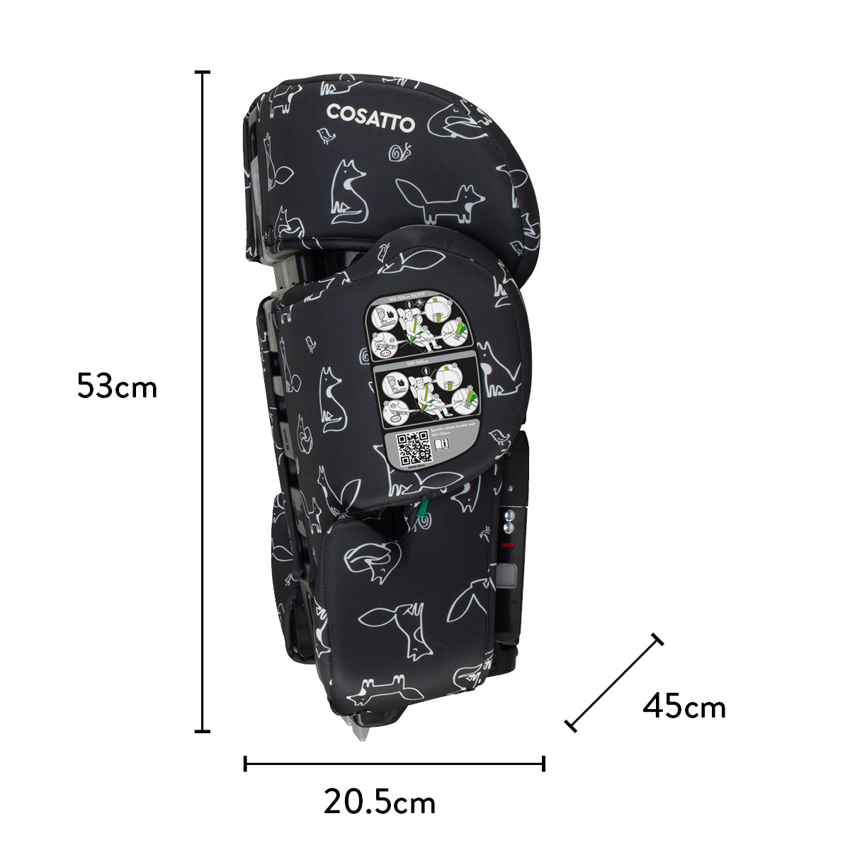 Silla de coche de viaje Ninja i-Go R129 - Foxed