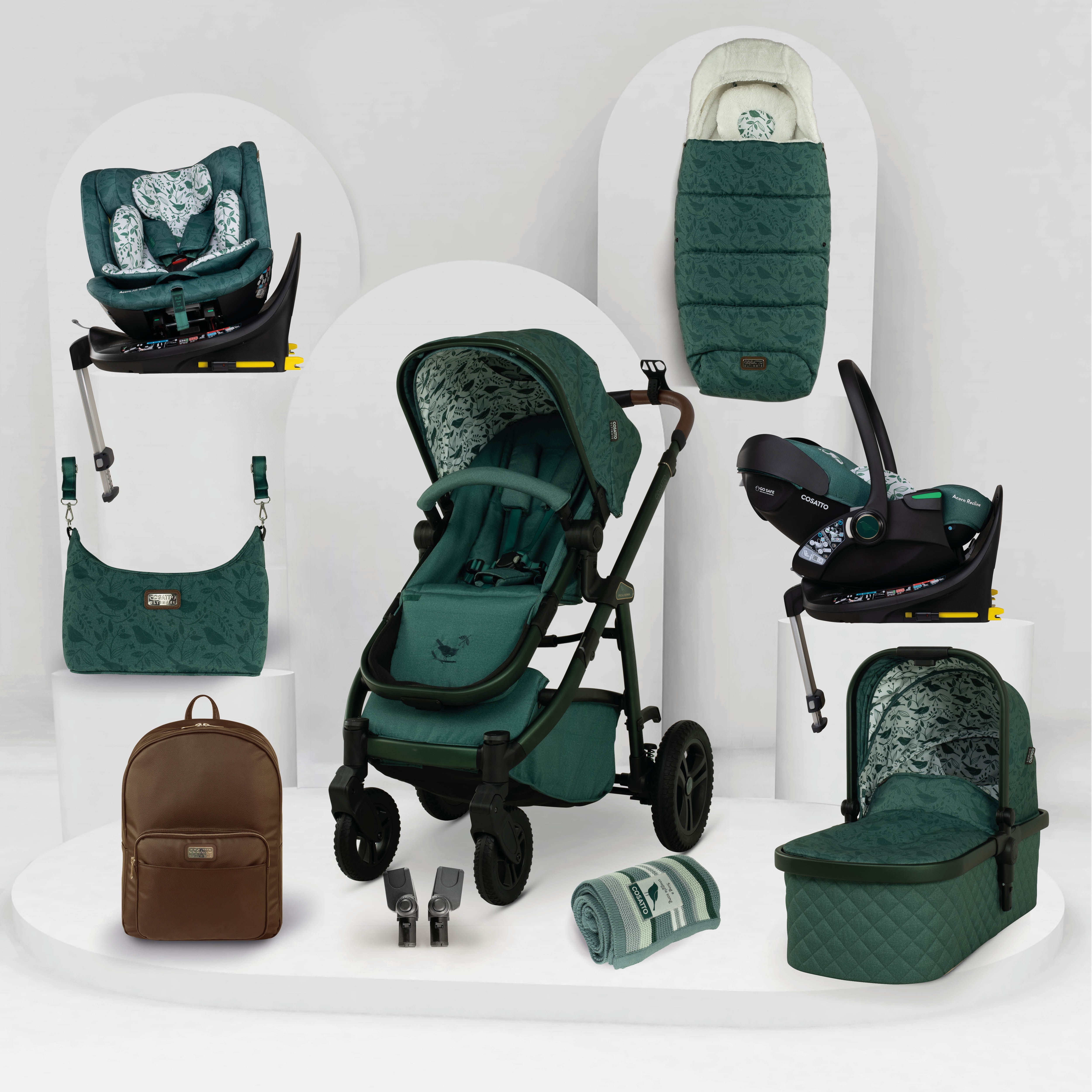 Wow 3 Pack Familiar Multi Etapa Reclinable y 2 Bases - Wildwood