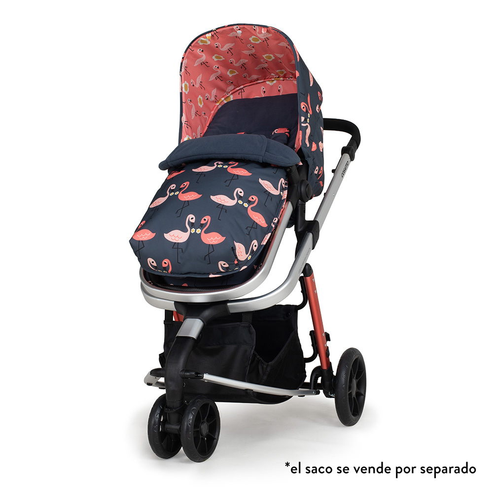Giggle 3 en 1 con silla de coche - Pretty Flamingo