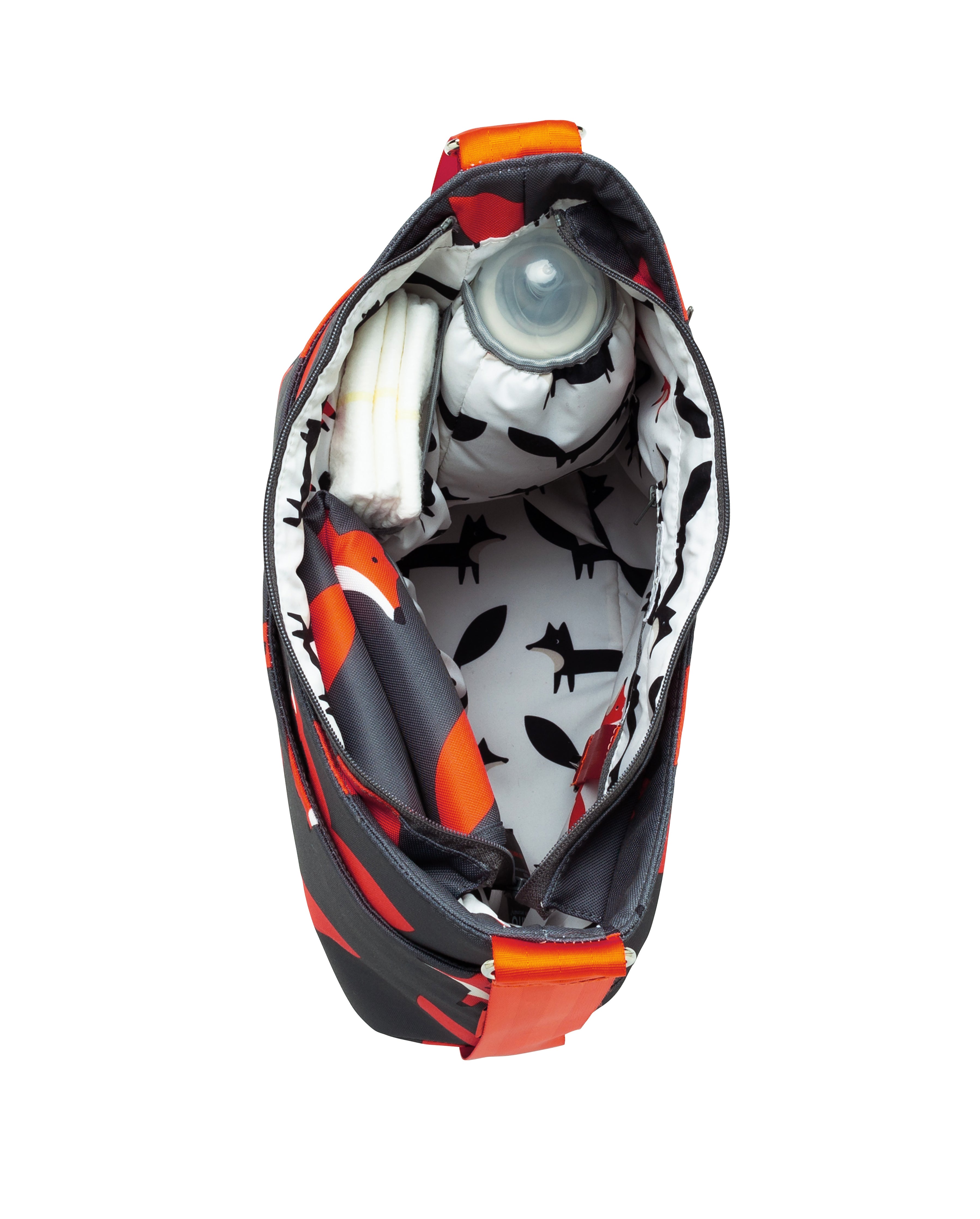 Bolso cambiador Cosatto - Charcoal Mister Fox