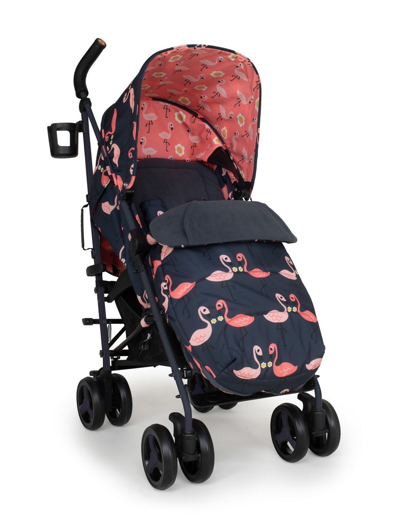 Fuera de borda elemento piano Silla de paseo Supa 3 - Pretty Flamingo – Cosatto España