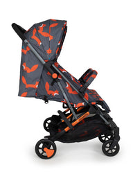 Silla de paseo Woosh Double - Charcoal Mister Fox