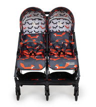 Silla de paseo Woosh Double - Charcoal Mister Fox