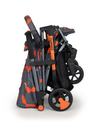 Silla de paseo Woosh Double - Charcoal Mister Fox