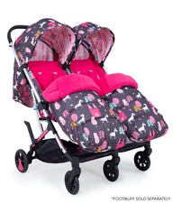 Silla de paseo Woosh Double - Unicorn Land
