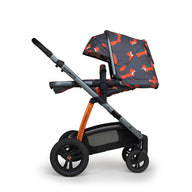 Pack Wow 2 con silla de coche - Charcoal Mister Fox