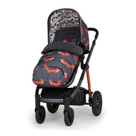 Pack Wow 2 con silla de coche - Charcoal Mister Fox
