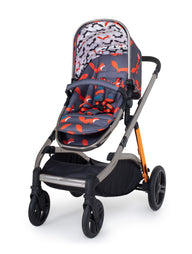 Pack Wow XL con silla de coche - Charcoal Mister Fox