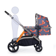 Pack Wow XL con Carrito y Silla de Paseo - Charcoal Mister Fox
